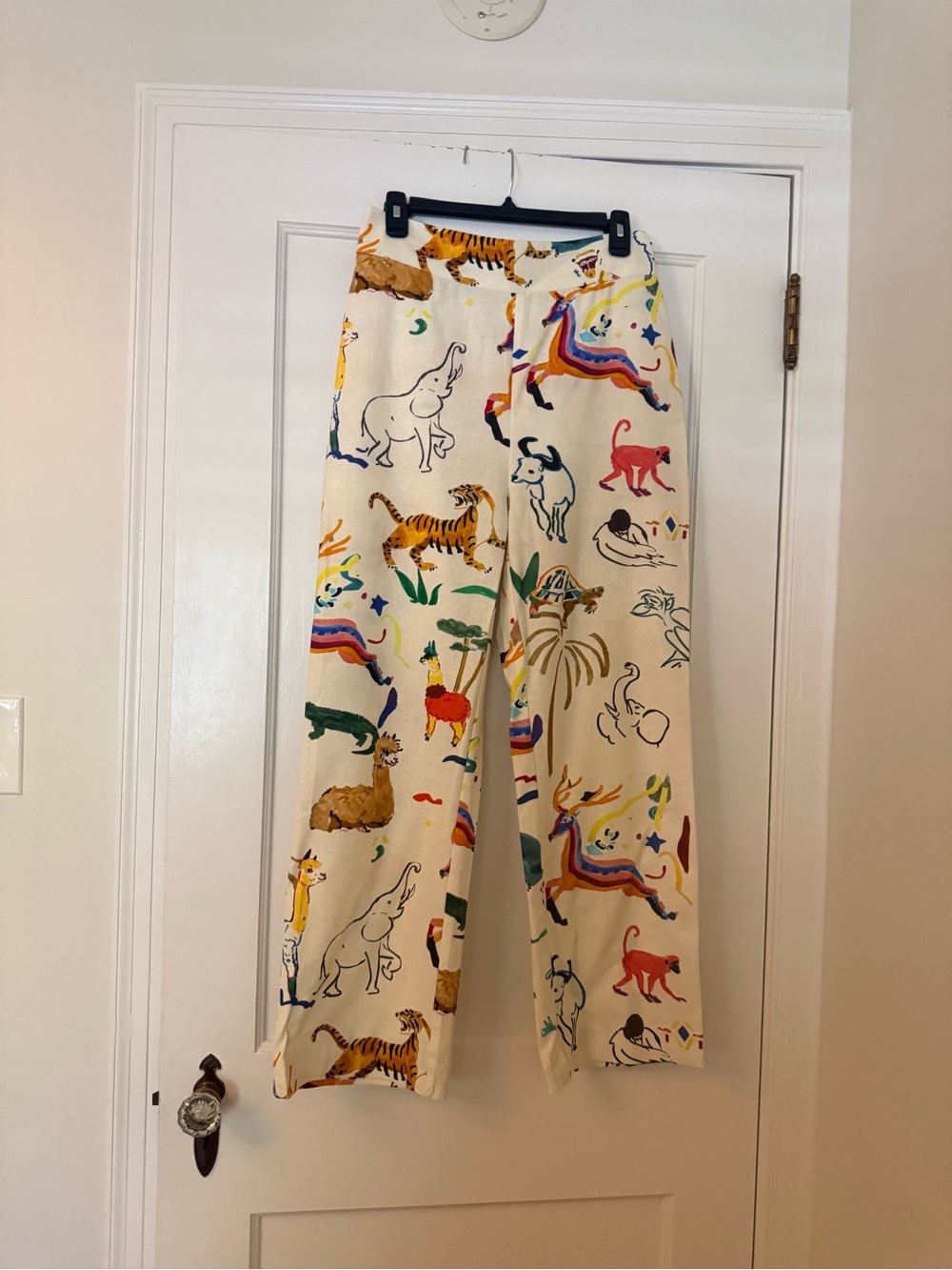 🌿Sézane Jenson trousers G. Kero print - size 6 or 38 - NWT - Picture 6 of 15